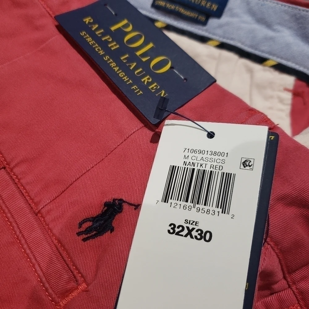 NWT Polo Ralph Lauren Stretch Straight Fit Chinos